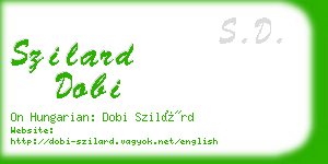 szilard dobi business card